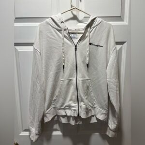 CHAMPION Women's White Hoodie